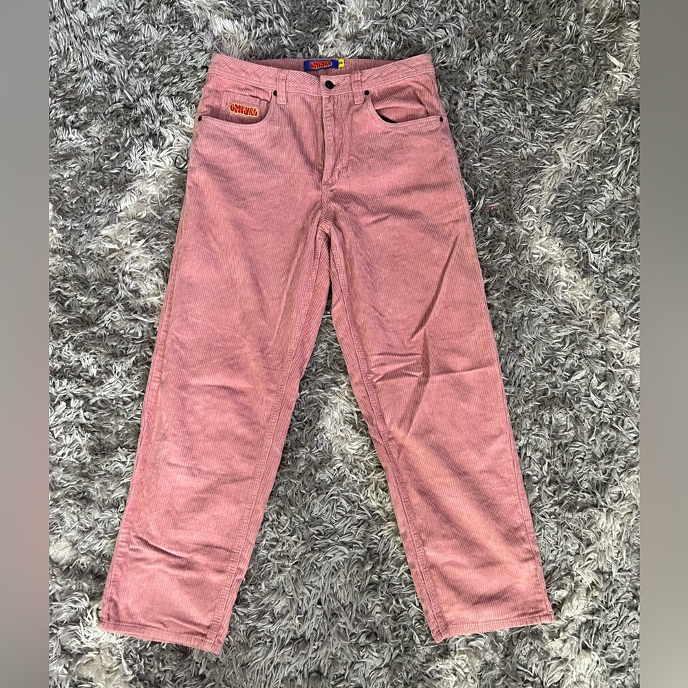 Empyre Pink corduroy baggy pants. Size 30